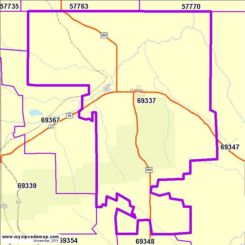 map of 69337