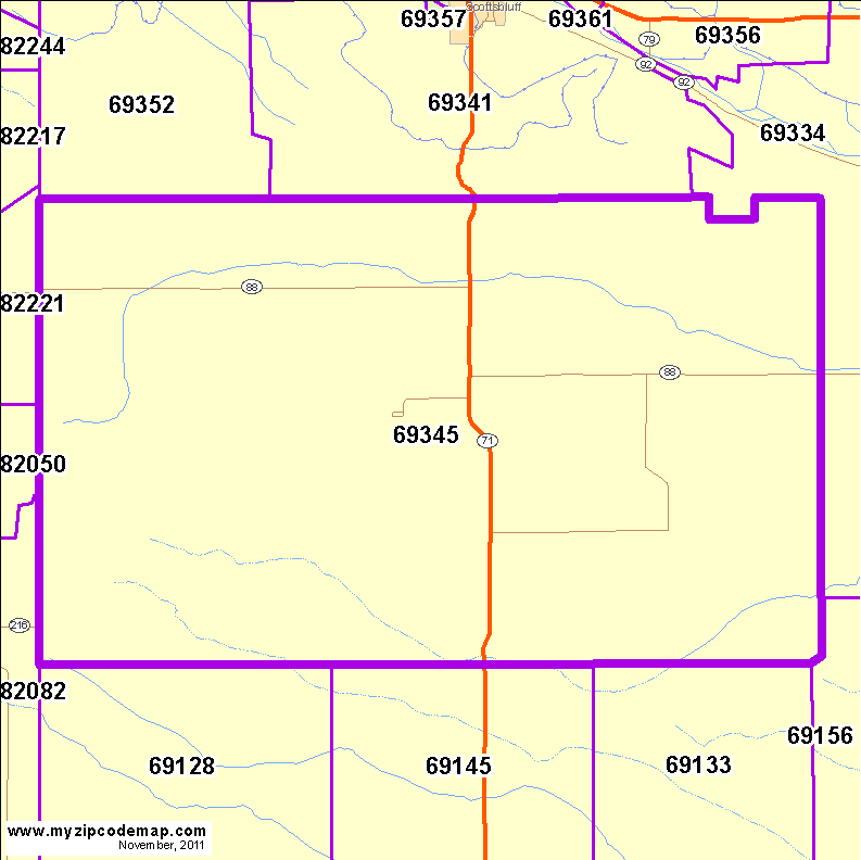 map of 69345