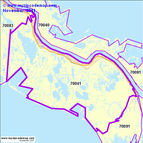 map of 70041