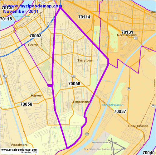 map of 70056