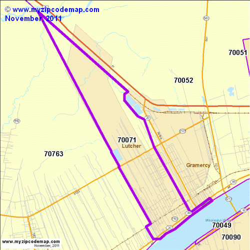 map of 70071