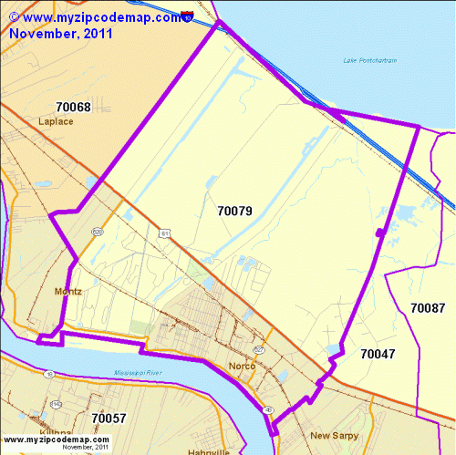 map of 70079