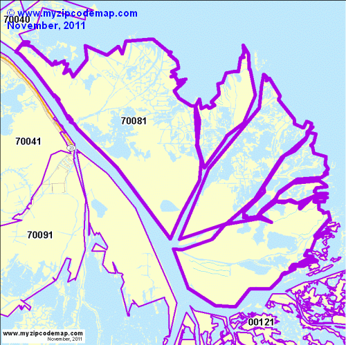 map of 70081