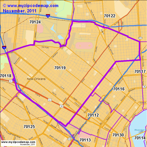 map of 70119