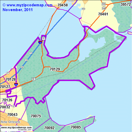 map of 70129