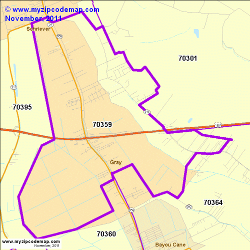map of 70359