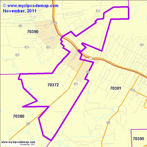 map of 70372