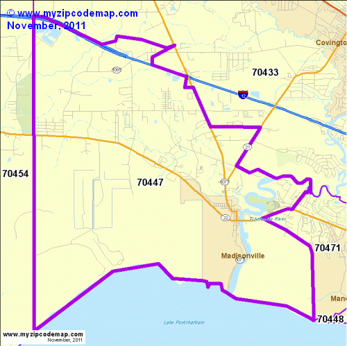 map of 70447