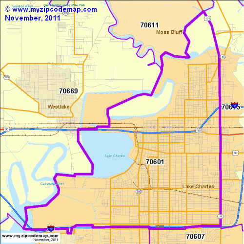 map of 70601