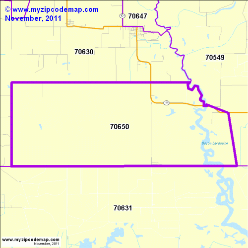 map of 70650
