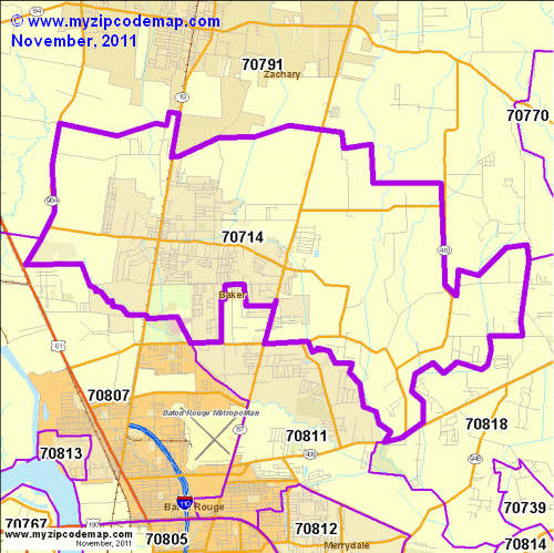 map of 70714