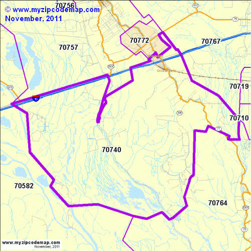 map of 70740