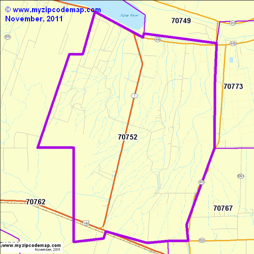 map of 70752
