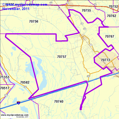map of 70757