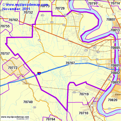 map of 70767