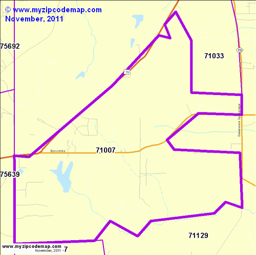 map of 71007