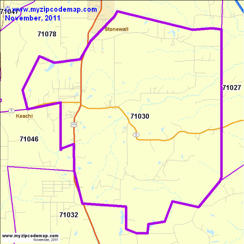 map of 71030