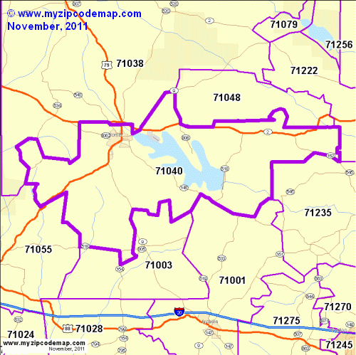 map of 71040