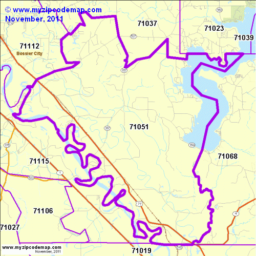 map of 71051