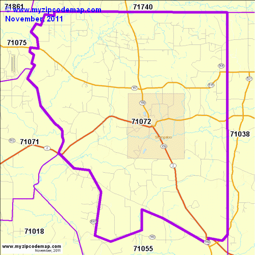 map of 71072