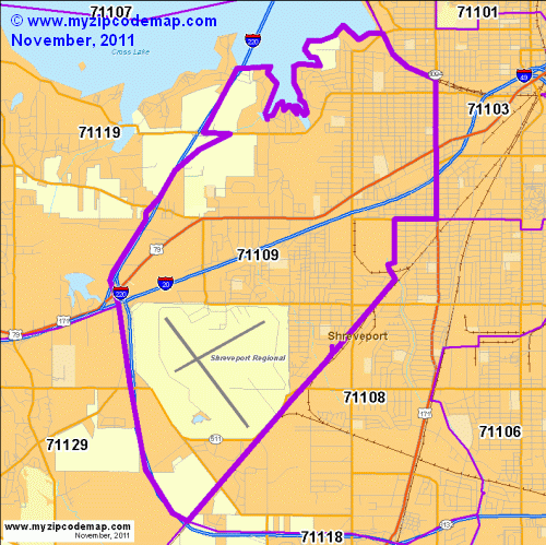map of 71109