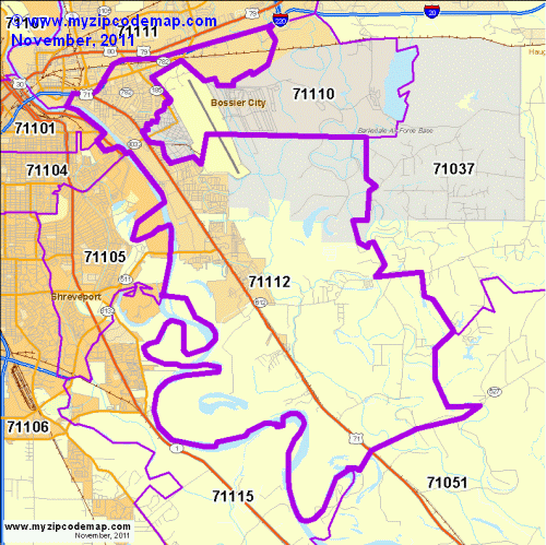 map of 71112