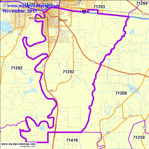 map of 71202