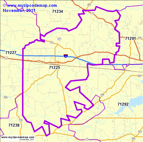 map of 71225