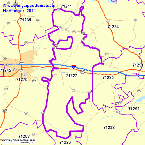 map of 71227