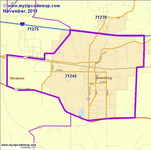 map of 71245
