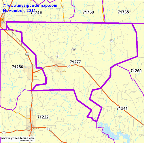 map of 71277