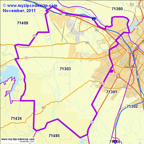 map of 71303