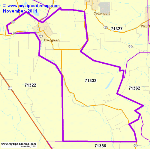 map of 71333