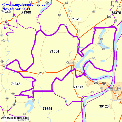 map of 71334