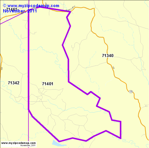 map of 71401