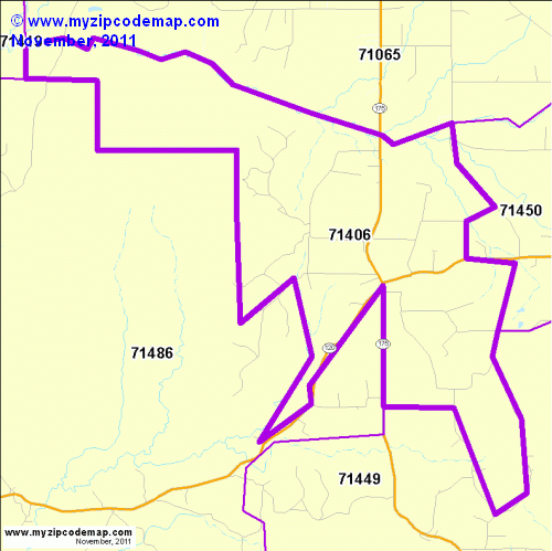 map of 71406