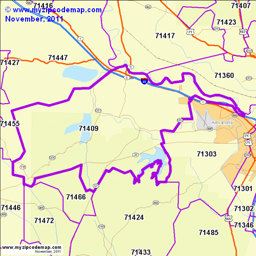map of 71409