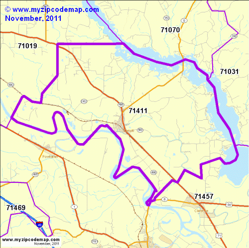 map of 71411