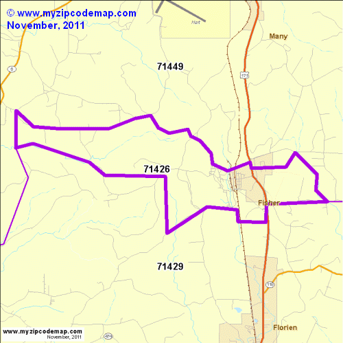 map of 71426