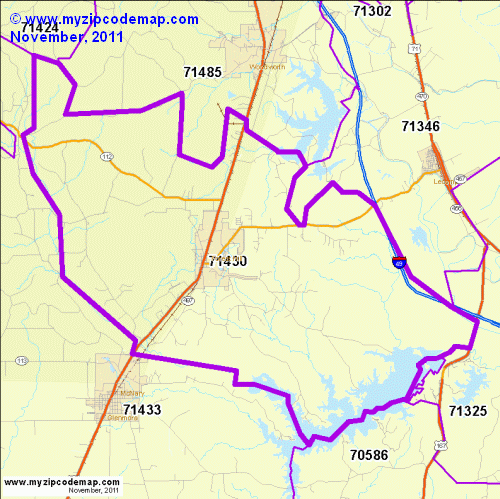 map of 71430