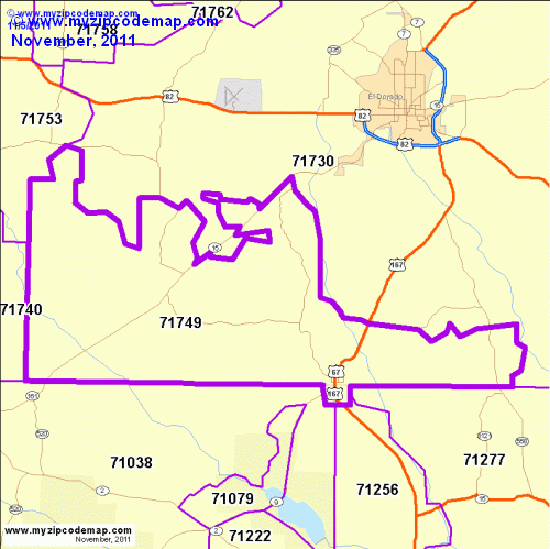 map of 71749
