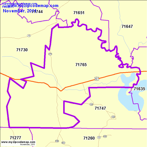map of 71765