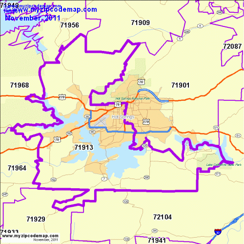 map of 71913