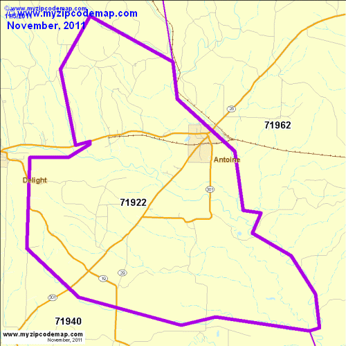 map of 71922