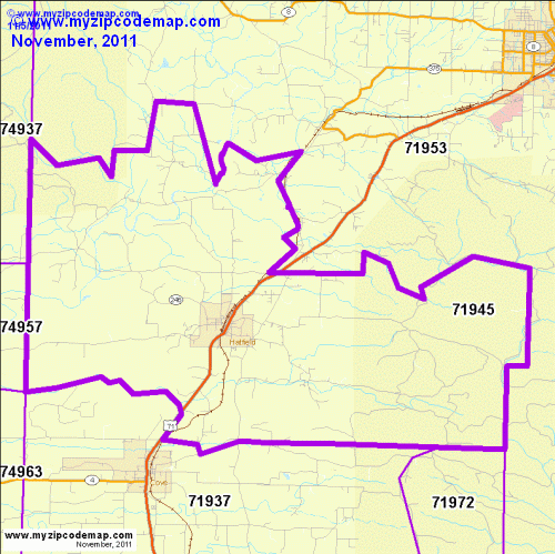 map of 71945