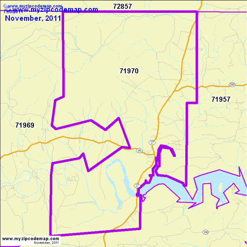 map of 71970