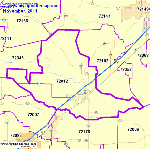 map of 72012