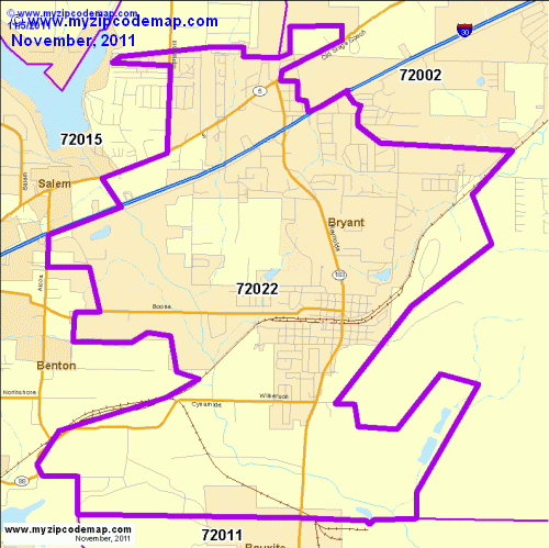map of 72022