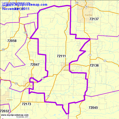 map of 72111