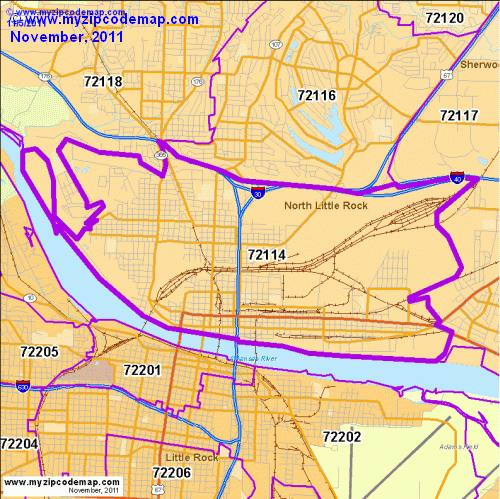 map of 72114
